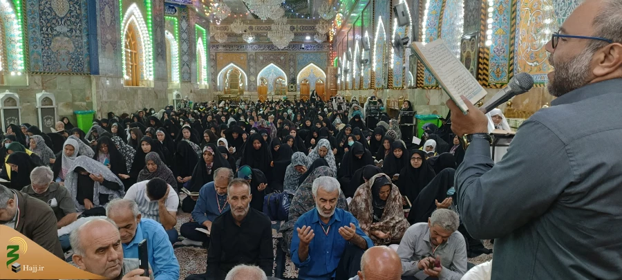 نوای أَیْنَ بَقِیَّهُ اللَّهِ الَّتِی لاَ تَخْلُو مِنَ الْعِتْرَهِ الْهَادِیَهِ در کربلای معلی طنین انداز شد 4