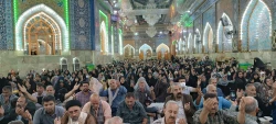 نوای أَیْنَ بَقِیَّهُ اللَّهِ الَّتِی لاَ تَخْلُو مِنَ الْعِتْرَهِ الْهَادِیَهِ در کربلای معلی طنین انداز شد 5