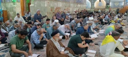 نوای أَیْنَ بَقِیَّهُ اللَّهِ الَّتِی لاَ تَخْلُو مِنَ الْعِتْرَهِ الْهَادِیَهِ در کربلای معلی طنین انداز شد 7