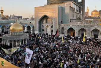 اجتماع همبستگی با جبهه مقاومت فلسطین در حرم مطهر رضوی 2