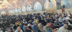 نوای «الهی و ربِّی مَن لی غَیرُک » زائران ایرانی در عای کمیل خیمه گاه حسینی کربلای معلی 5