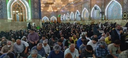 نوای «الهی و ربِّی مَن لی غَیرُک » زائران ایرانی در عای کمیل خیمه گاه حسینی کربلای معلی 5