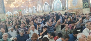 نوای «الهی و ربِّی مَن لی غَیرُک » زائران ایرانی در عای کمیل خیمه گاه حسینی کربلای معلی 7