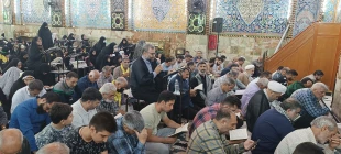 نوای «الهی و ربِّی مَن لی غَیرُک » زائران ایرانی در عای کمیل خیمه گاه حسینی کربلای معلی 8
