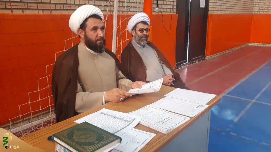 برگزاری آزمون روحانیون ومداحان عتبات عالیات در تبریز 2