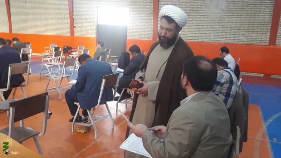 برگزاری آزمون روحانیون ومداحان عتبات عالیات در تبریز 3