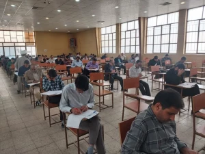 برگزاری آزمون بررسی توان علمی روحانیون و مداحان اعزامی به عتبات در کرمان 