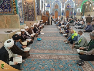 اعلام همدردی زائران و مجاوران حرم حسینی با مصیبت زدگان غزه
 4