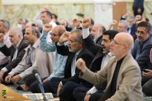 اعلام انزجار کارکنان حج و زیارت از جنایتهای رژیم کودک کش اسرائیل 2