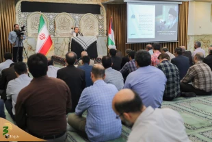 اعلام انزجار کارکنان حج و زیارت از جنایتهای رژیم کودک کش اسرائیل 3