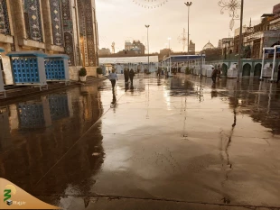 حال و هوای بارانی کربلا 2