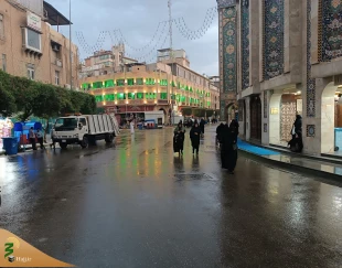 حال و هوای بارانی کربلا 3