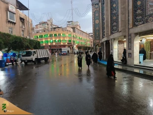 حال و هوای بارانی کربلا 4