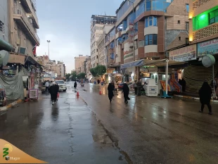 حال و هوای بارانی کربلا 5
