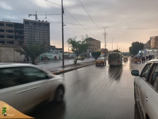 حال و هوای بارانی کربلا 7