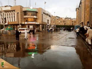 حال و هوای بارانی کربلا 9