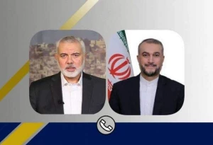 گفت وگوی تلفنی هنیه و امیرعبداللهیان درباره آخرین تحولات غزه