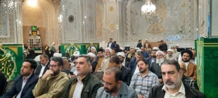 With the presence of Supreme Leader's representative in Hajj and Pilgrimage affairs
Third gathering of cultural, research and virtual space activists of Arbaeen in Mashhad
 3