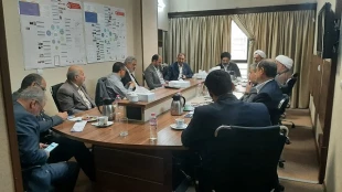 نشست صمیمی سرپرست حجاج ایرانی با مدیران شرکتهای زیارتی عتبات  خراسان رضوی 6