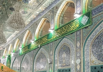 استقبال حرم امام حسین (ع) به مناسبت فرارسیدن ولادت حضرت زینب (ُس) 3