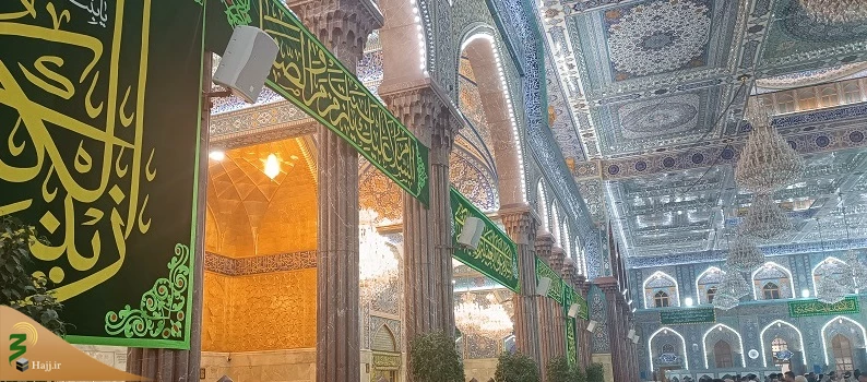 استقبال حرم امام حسین (ع) به مناسبت فرارسیدن ولادت حضرت زینب (ُس) 5