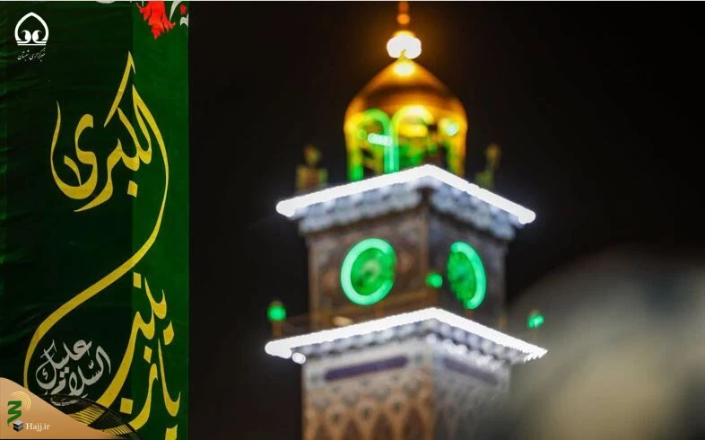 گل آرایی و تزئین آستان مطهر علوی به مناسبت میلاد حضرت زینب(ع)+عکس 6