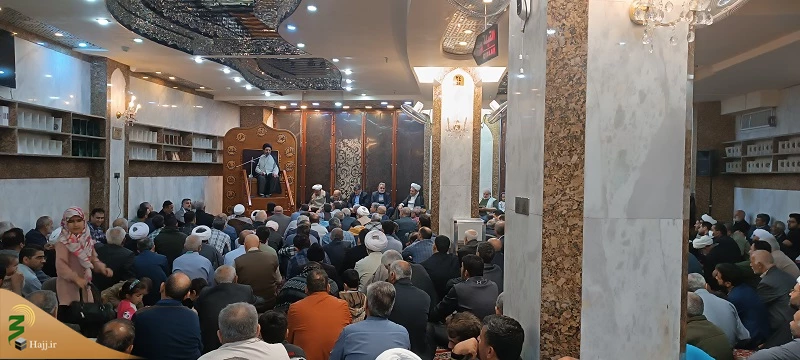 مراسم بعثه مقام معظم رهبری در شب میلاد با سعادت حضرت زینب سلام الله علیها 3