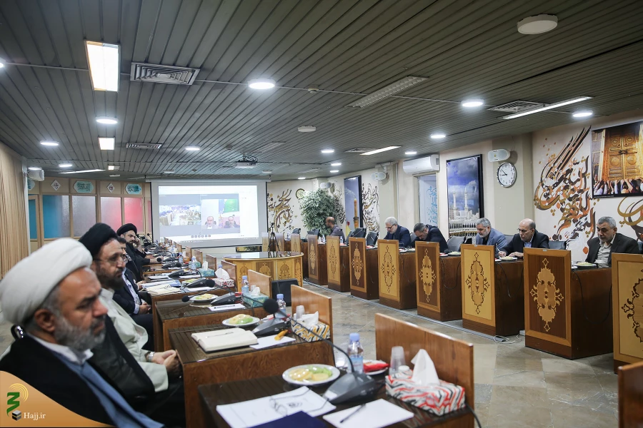 حضور نمایندگان اعزامی سازمان حج به عربستان در نشست شورای برنامه ریزی در قالب ارتباط تصویری و صوتی 3