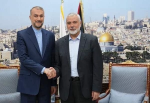 دیدار امیرعبداللهیان با هنیه در دوحه