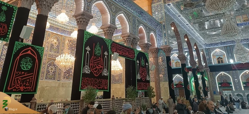 حرم امام حسین (ع) در آستانه ایام فاطمیه 2