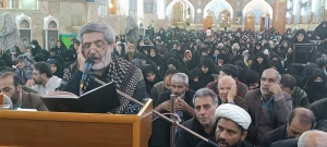 برگزاری دعای کمیل در خیمه‌گاه حسینی