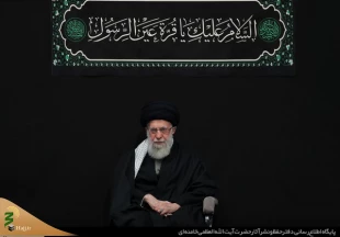 مراسم عزاداری شام شهادت حضرت فاطمه‌زهرا سلام‌الله‌علیها با حضور رهبر انقلاب برگزار شد 3