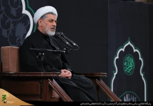 سومین شب مراسم عزاداری حضرت فاطمه‌ زهرا(س) با حضور رهبر معظم انقلاب 4