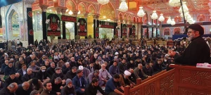 برگزاری مراسم روز شهادت حضرت زهرا (س) در حرم حضرت سیدالشهدا(ع)