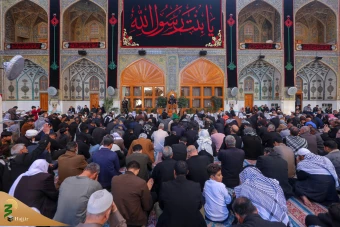 عزاداری شهادت حضرت فاطمه‌ زهرا(س) در نجف اشرف 5