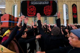 عزاداری شهادت حضرت فاطمه‌ زهرا(س) در نجف اشرف 7