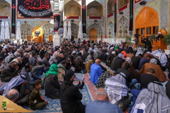 عزاداری شهادت حضرت فاطمه‌ زهرا(س) در نجف اشرف 9