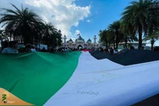 تظاهرات مسلمانان تایلند در حمایت از فلسطین 3