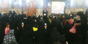 روایتگری مصور حماسه عاشورا در خیمه گاه حسینی 6