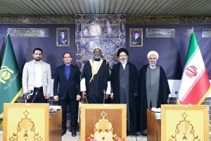 دیدارمفتی جمهوری کنگو با نماینده ولی فقیه در امورحج و زیارت