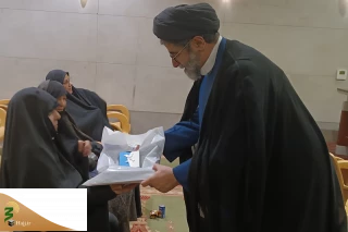 حضور مادران و همسران شهدا در دفتر نمایندگی بعثه مقام مظم رهبری در کربلا