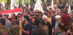 تشییع و بدرقه پیکر مطهر شهید سید رضی موسوی در کربلای معلی+تصویر
 3