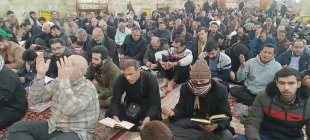 حضور پرشور زائران ایرانی در دعای کمیل خیمه گاه حسینی  2