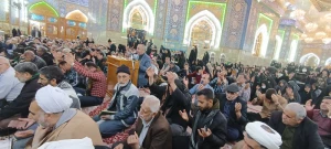 حضور پرشور زائران ایرانی در دعای کمیل خیمه گاه حسینی 