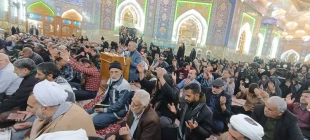 حضور پرشور زائران ایرانی در دعای کمیل خیمه گاه حسینی  4