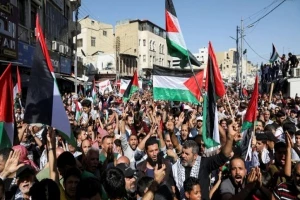 تظاهرات هزاران اردنی در حمایت از غزه