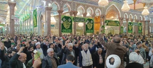جشن میلاد با سعادت حضرت فاطمه الزهرا(س) در حرم حضرت سیدالشهدا(ع)