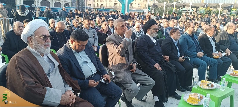 مراسم سالگرد شهادت حاج قاسم سلیمانی و ابومهدی المهندس در کربلای معلی 2