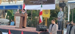 مراسم سالگرد شهادت حاج قاسم سلیمانی و ابومهدی المهندس در کربلای معلی 4