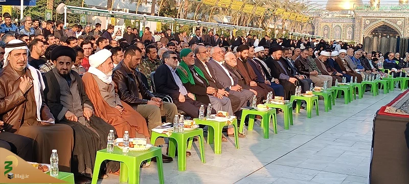 مراسم سالگرد شهادت حاج قاسم سلیمانی و ابومهدی المهندس در کربلای معلی 6